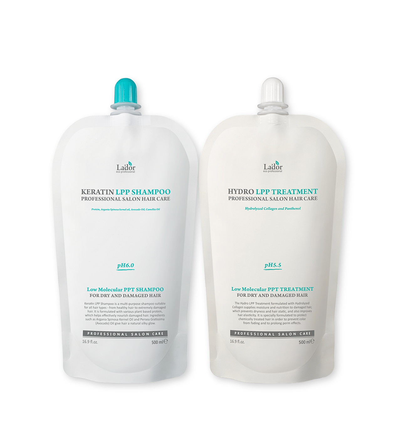 拉德尔LPP角蛋白洗发水+营养护发素  (530ml +530ml） 【套装】